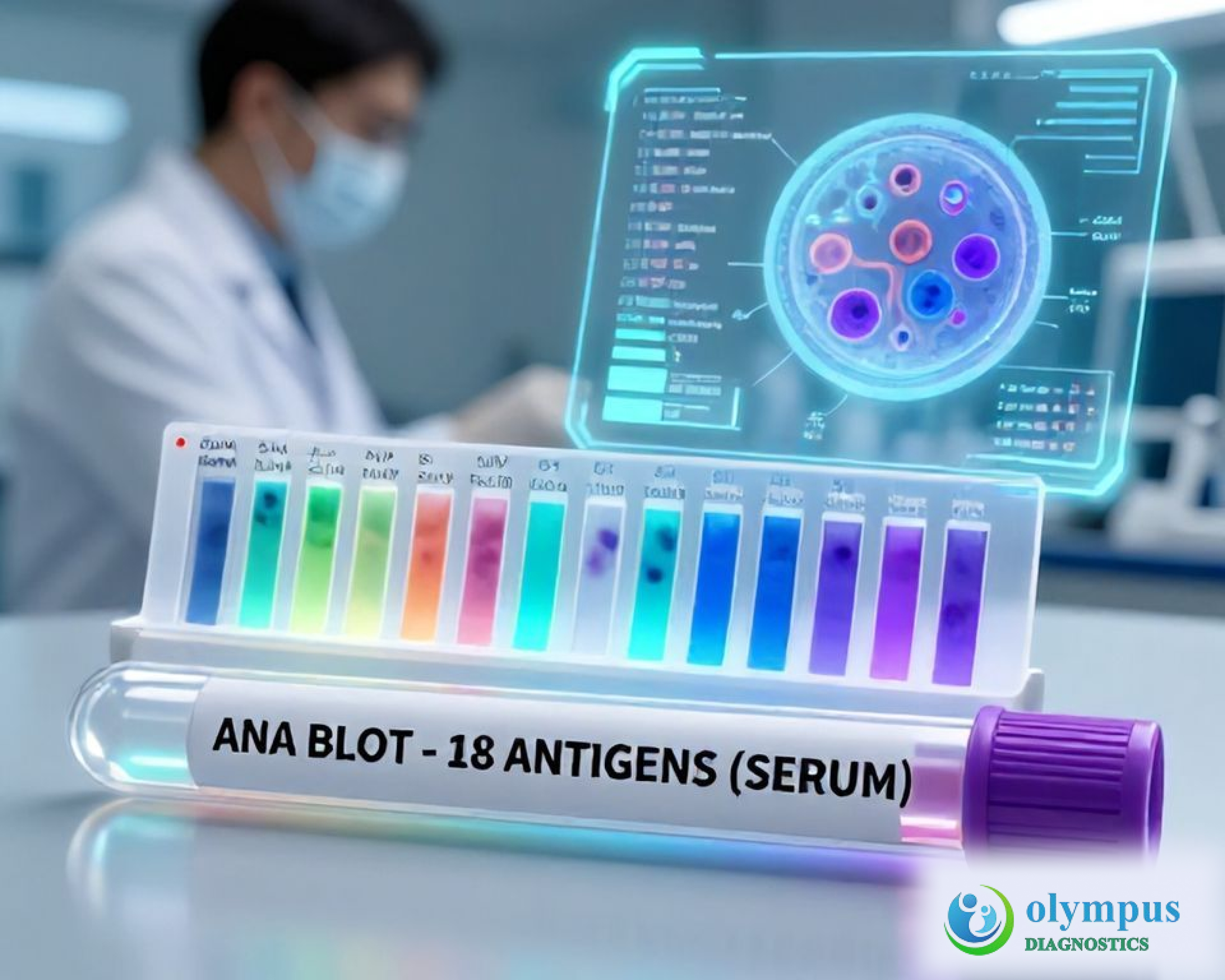 ANA blot 18 Antigens, Serum